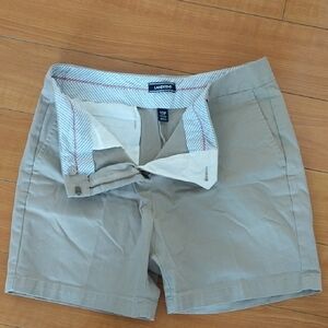 Lands' End Khaki Shorts Ladies Women HIGH QUALITY Sz Size 12